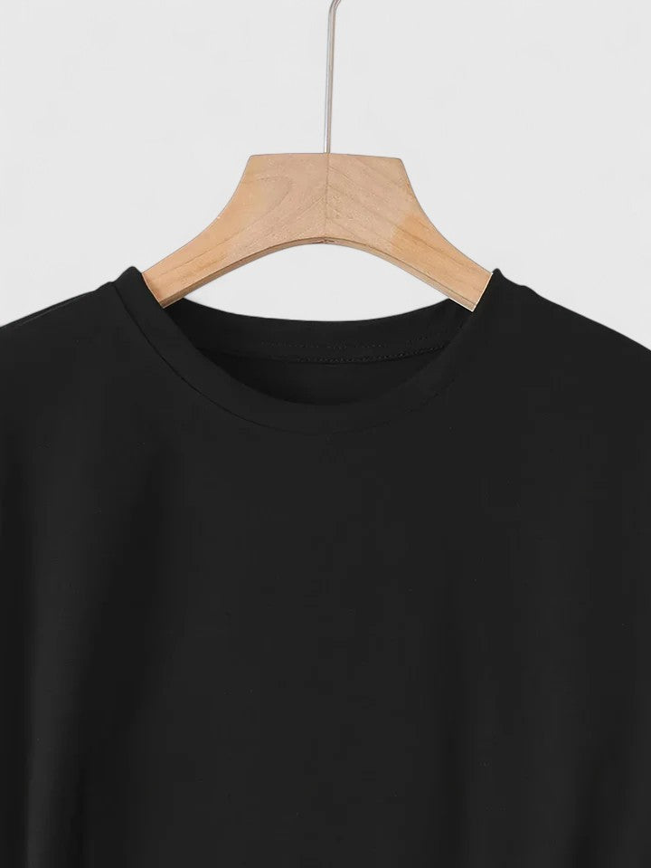 Denim Short Sleeve Comfortable Short Sleeve T-Shirt – Flattering Silhouette & All-Day Comfort