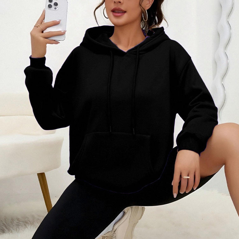 Chloe Classic Women's Hoodie – Comfortable Sweatshirt with Hood and Kangaroo Pocket