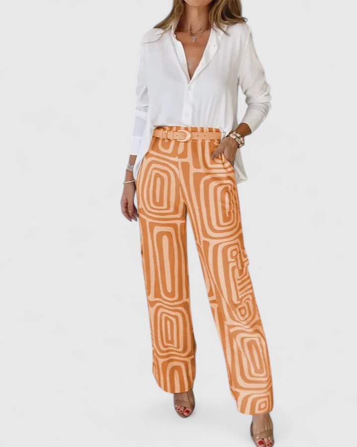 Elegant Two-Piece Set (Includes a Free Belt) – All-Day Comfort