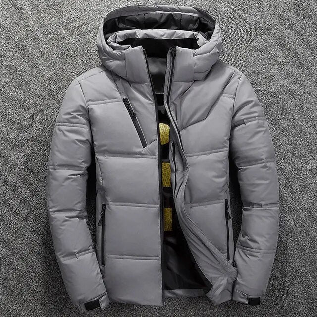 Rubio Men's Ski Jacket Eindhoven – Slim Fit, Warm with Hood