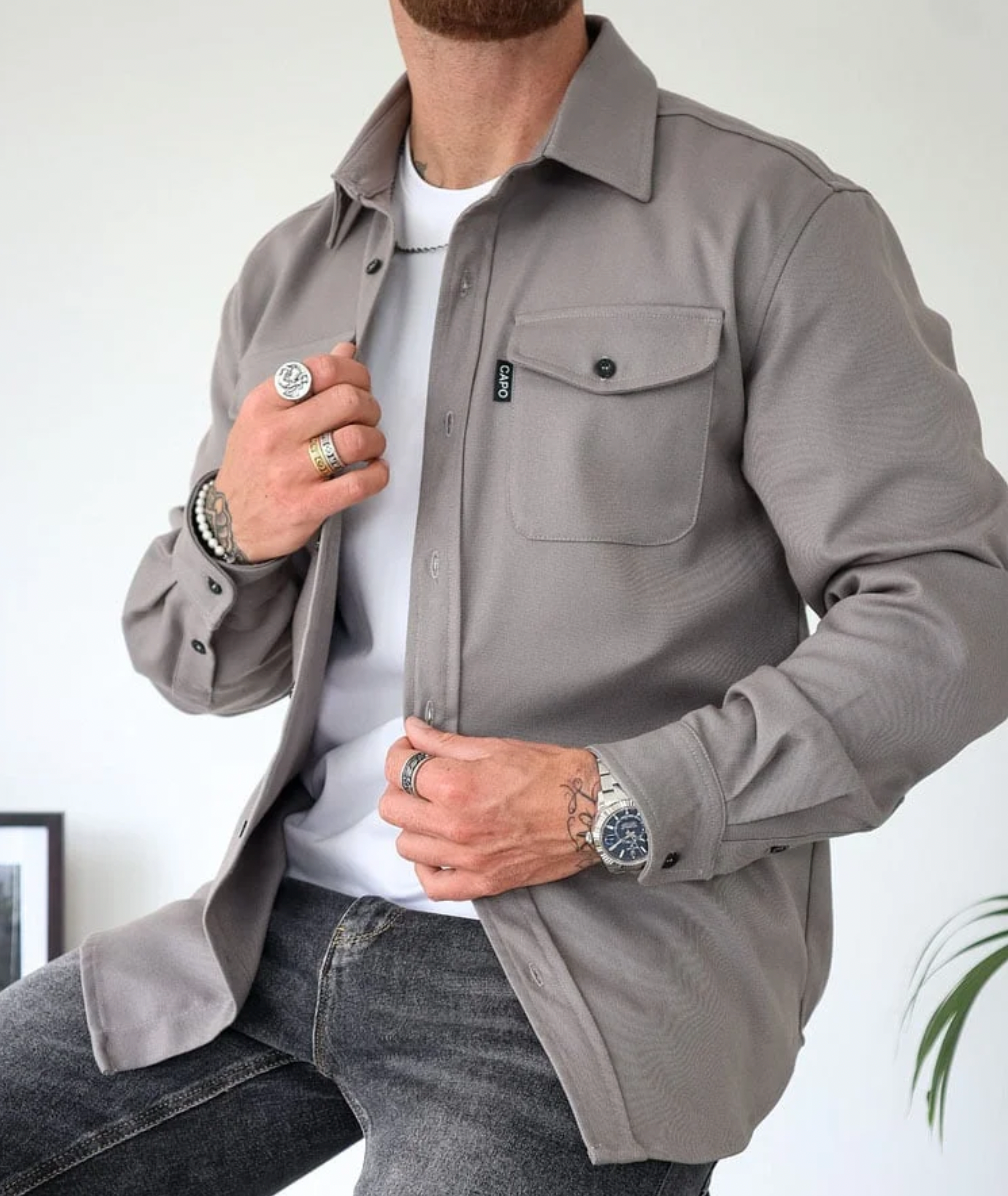 Maxim Men's Shirt – Elegant Shirt in Premium Cotton for Autumn & Casual Occasions