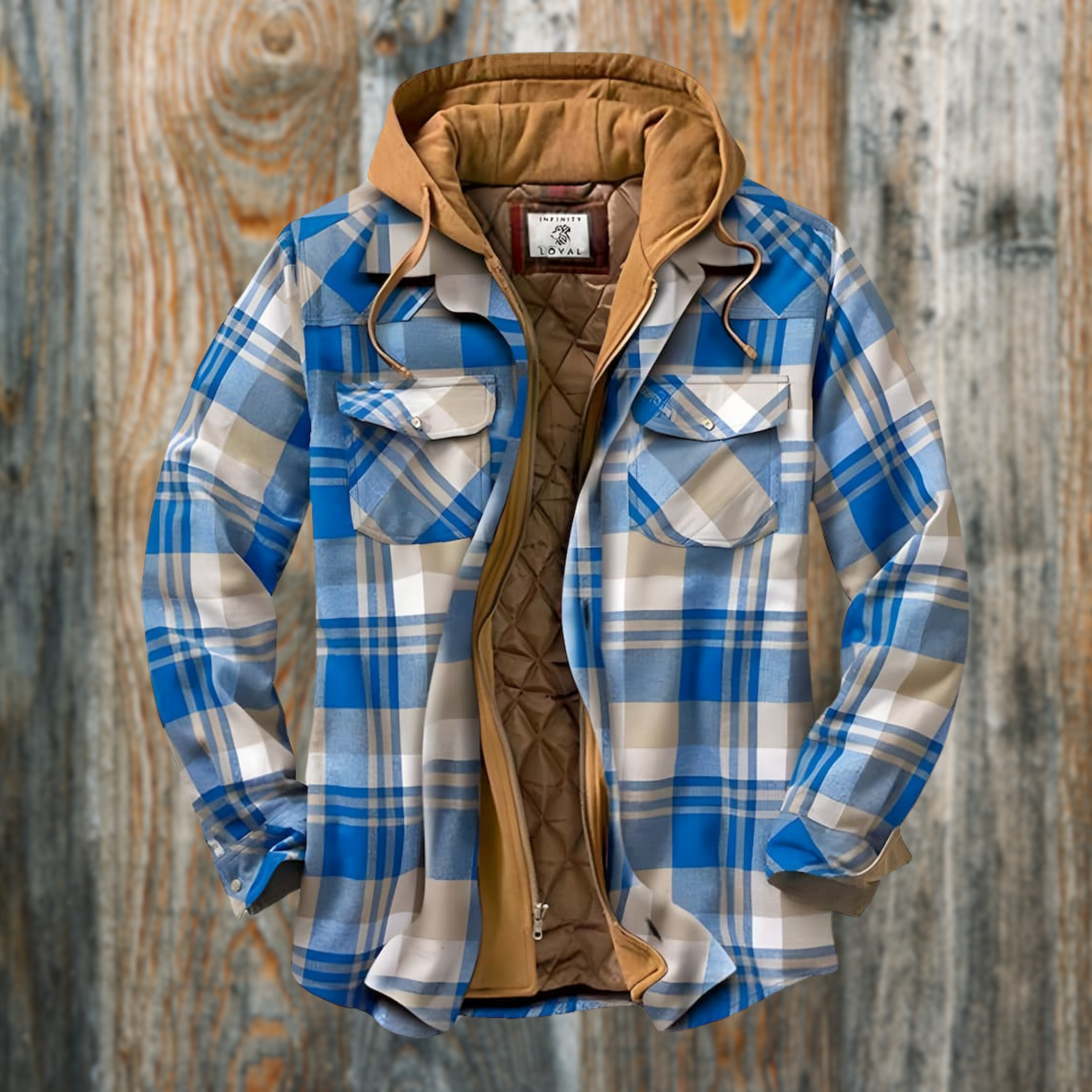 Zandro Men's Lumberjack Jacket – Warm and Breathable Jacket with a Modern Style
