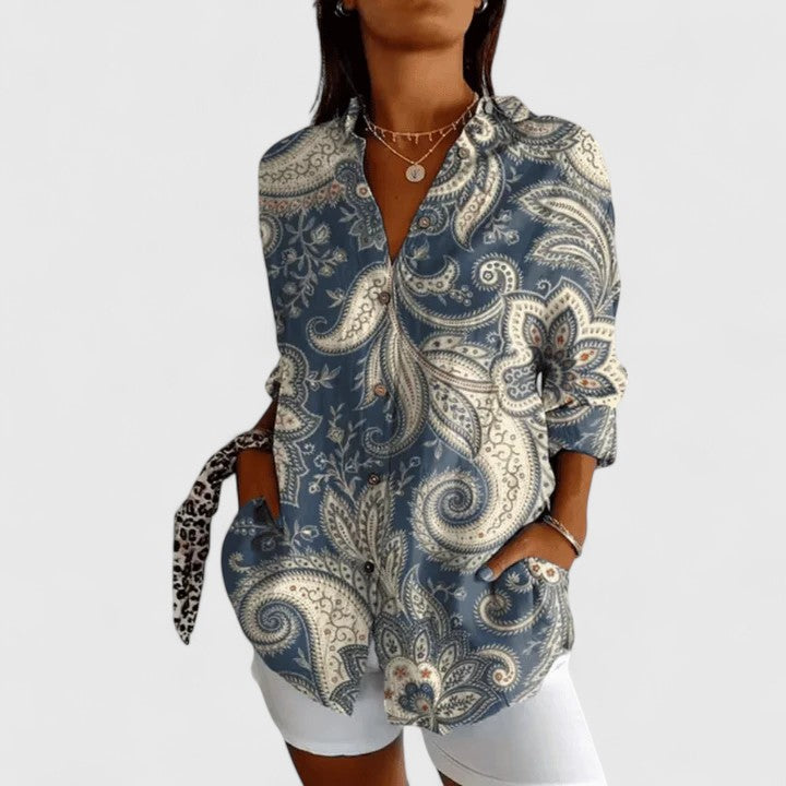 Floral Relaxed Fit Women's Top – Timeless Flattering Fit