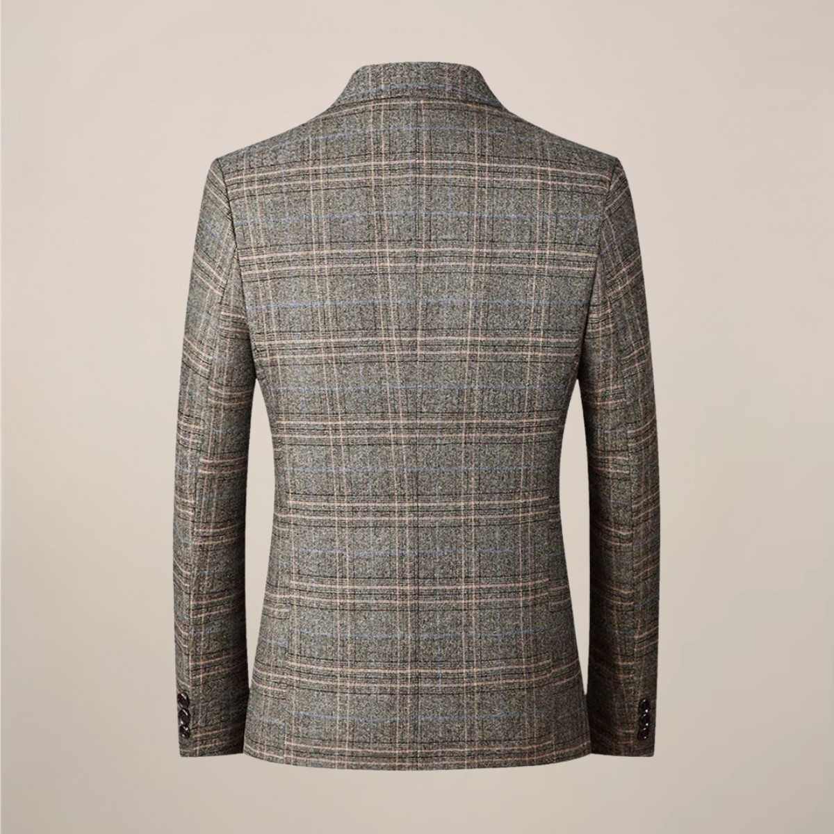 Men’s Embroidered Slim Fit Blazer – Tailored One-Button Jacket for Events and Occasions