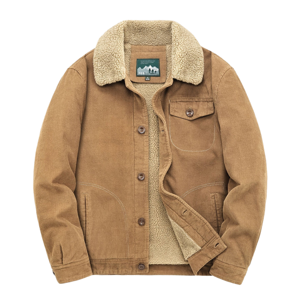 Light Cotton Coat With Chest Pocket For Outdoor For Men