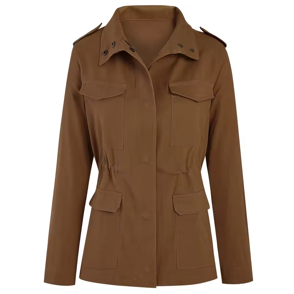Danna Lightweight Women's Jacket – Mid-Season Jacket with Hood & Comfortable Straight Cut