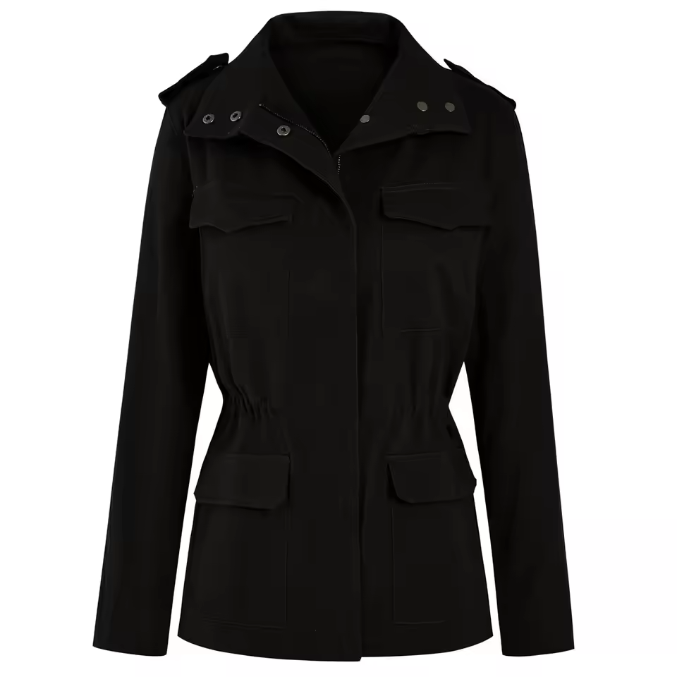 Danna Lightweight Women's Jacket – Mid-Season Jacket with Hood & Comfortable Straight Cut
