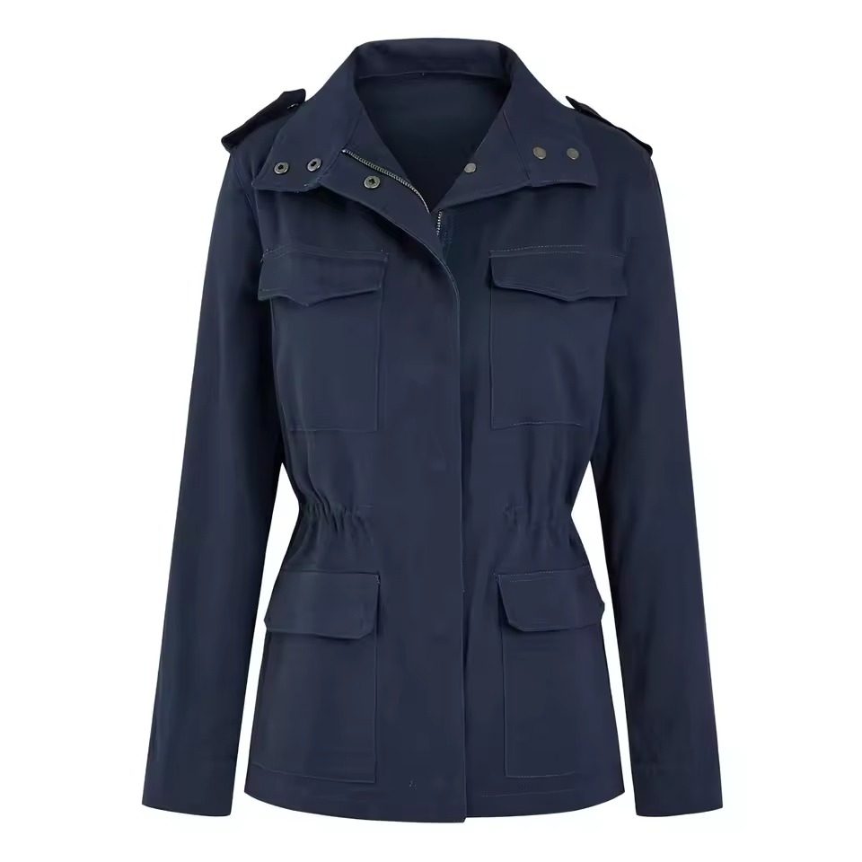 Danna Lightweight Women's Jacket – Mid-Season Jacket with Hood & Comfortable Straight Cut