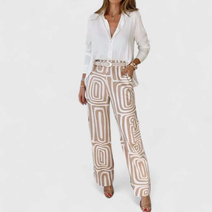 Elegant Two-Piece Set (Includes a Free Belt) – All-Day Comfort