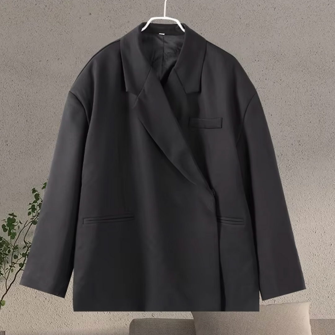 Yusra Blazer Oversize Woman – Elegant Modern Jacket with Fluid Cut & Structured Fabric