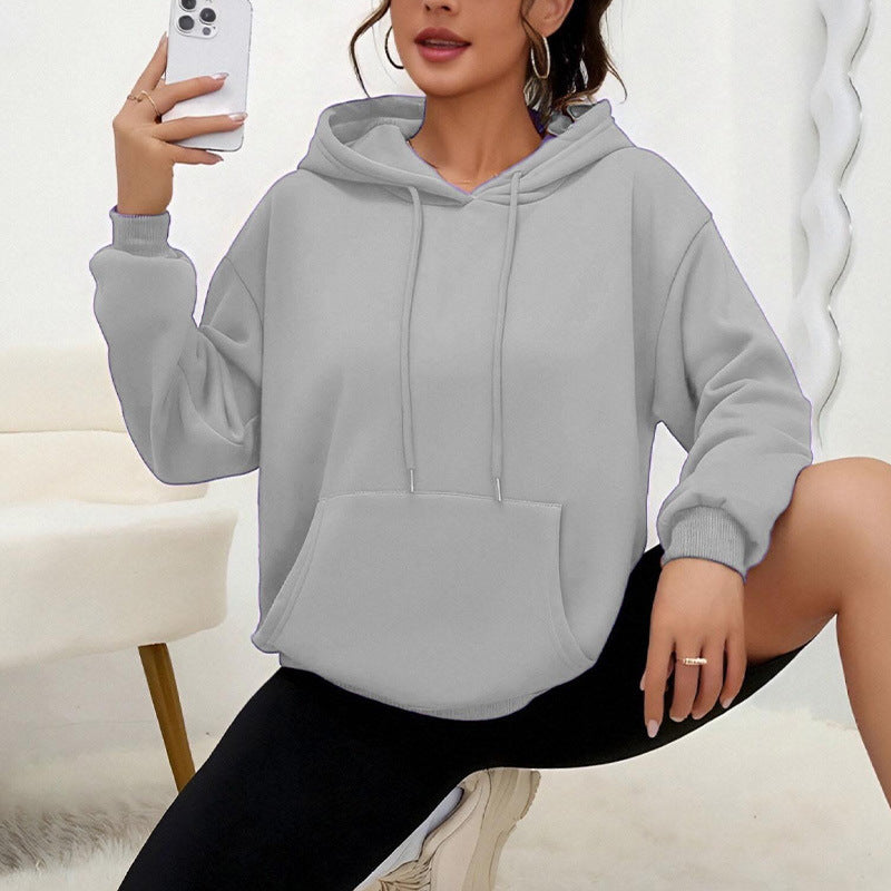 Chloe Classic Women's Hoodie – Comfortable Sweatshirt with Hood and Kangaroo Pocket