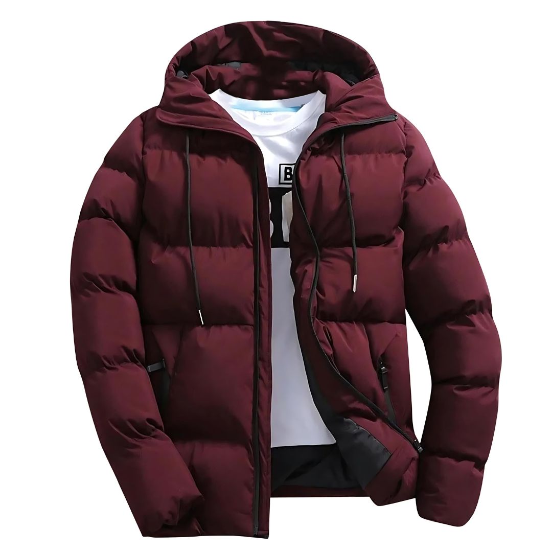 Marco Parka Homme – Waterproof Winter Coat with Adjustable Hood & Warm Lining