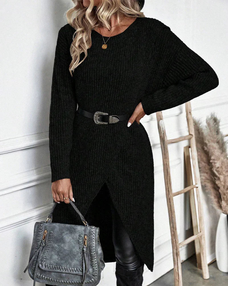 Sylvia Women's Sweater – Long Elegant & Comfortable Sweater with Timeless Style for Winter