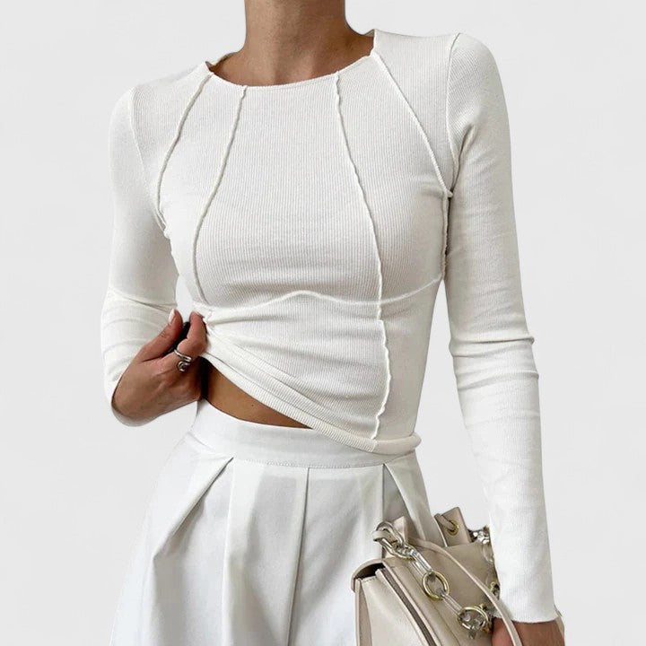 Long Sleeve Women's Top – Flattering Silhouette & All-Day Comfort