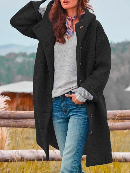 Audrey Women's Coat in Soft Wool – Elegant, Warm & Versatile for Winter