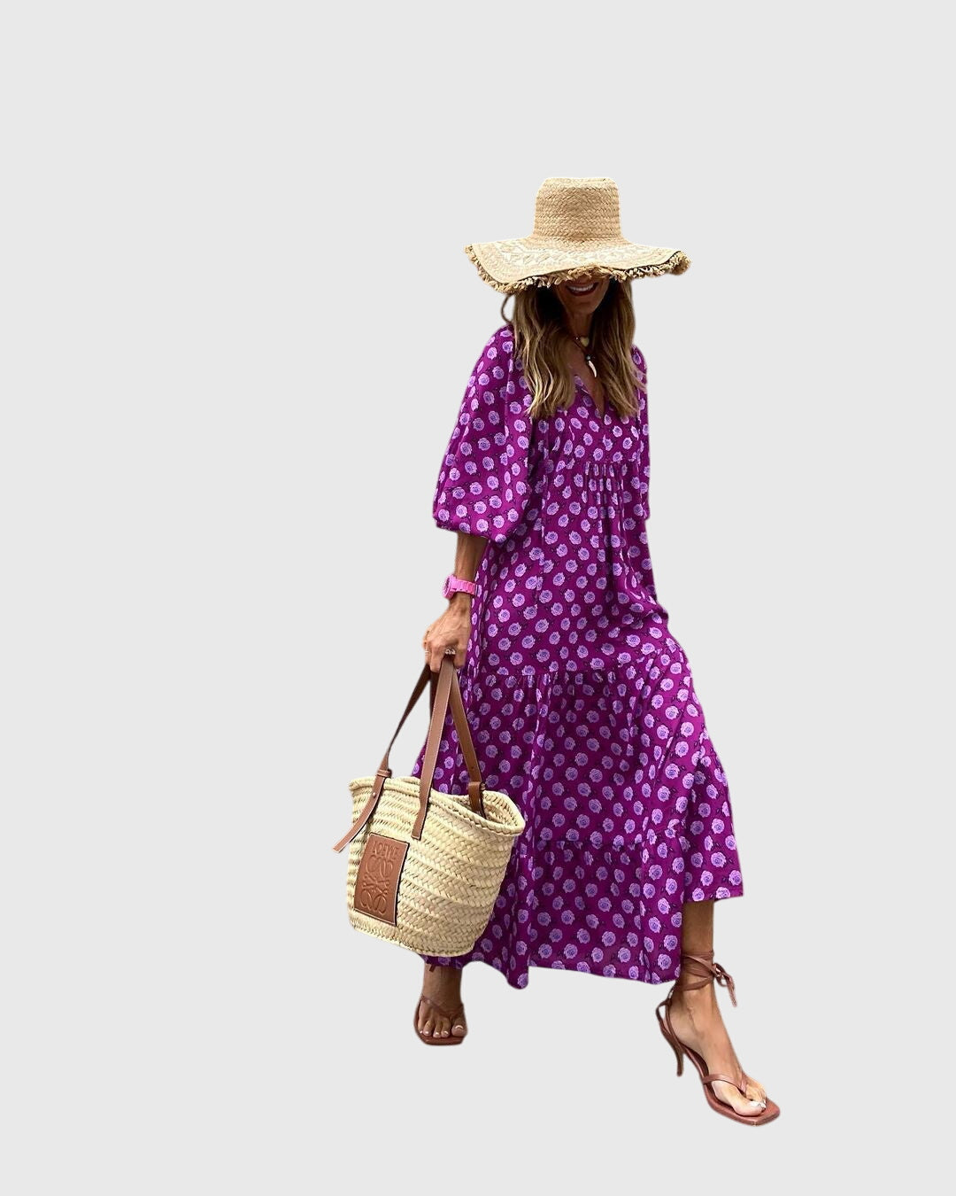 Boho Maxi Dress – Breathable Fabric & Lightweight Feel