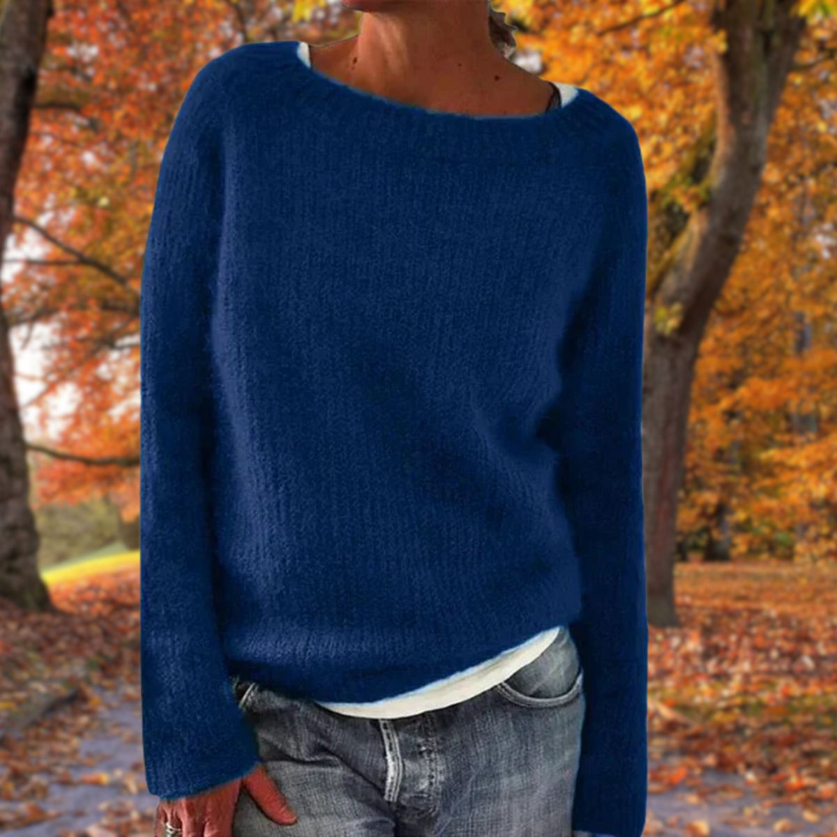 Daphne Women's Pull Tricot Emora Nova – Soft Knit, Boat Neck & Comfortable Fit