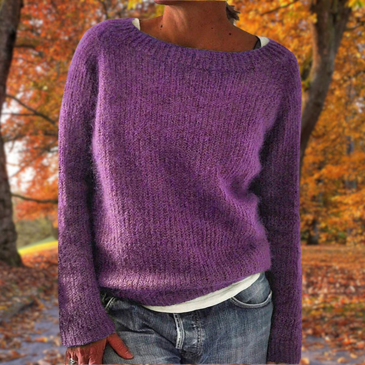 Daphne Women's Pull Tricot Emora Nova – Soft Knit, Boat Neck & Comfortable Fit