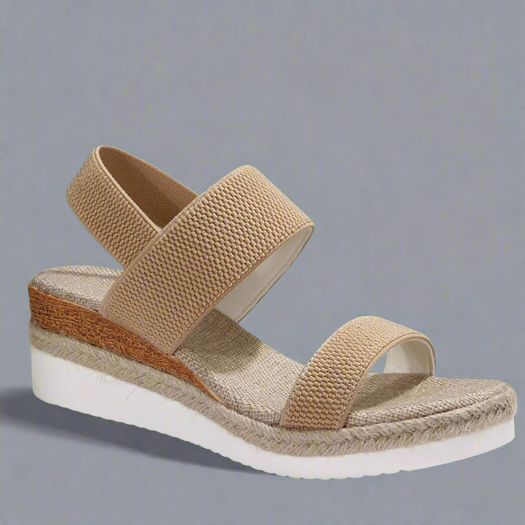 BLACK PLATFORM SANDALS
