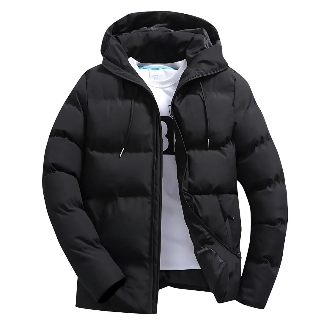 Marco Parka Homme – Waterproof Winter Coat with Adjustable Hood & Warm Lining
