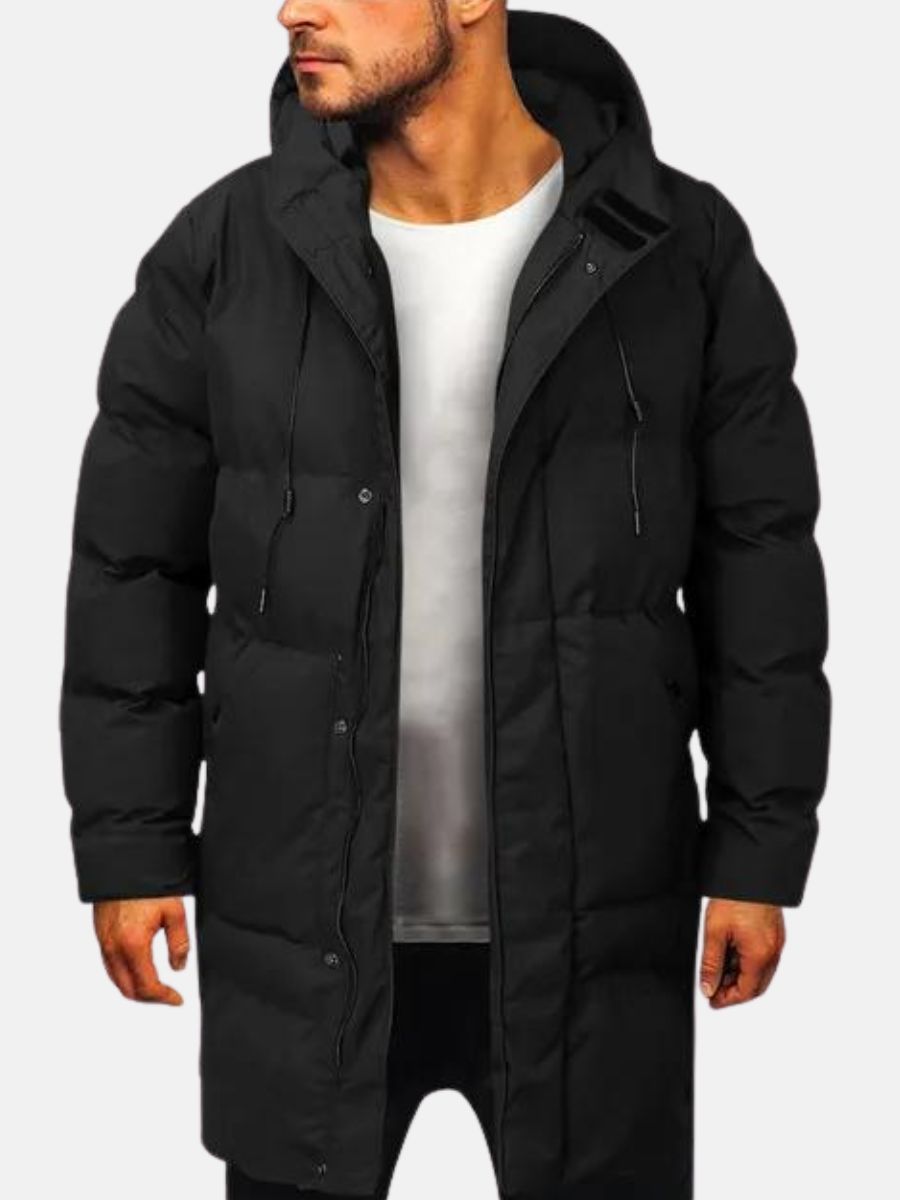 Cassius Men's Parka – Insulating Padding, Durable Nylon & Modern Style