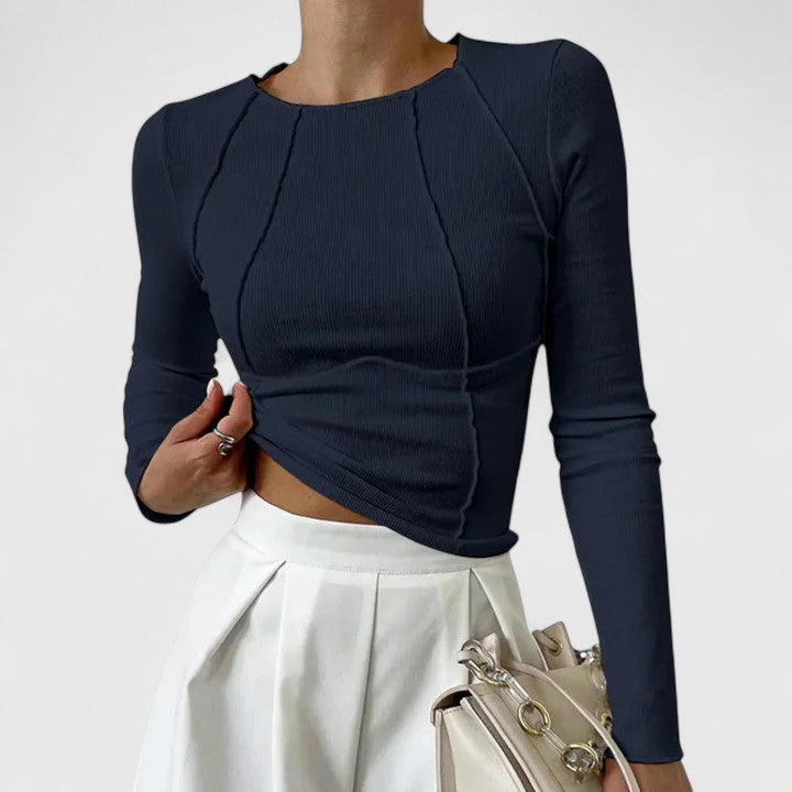 Long Sleeve Women's Top – Flattering Silhouette & All-Day Comfort