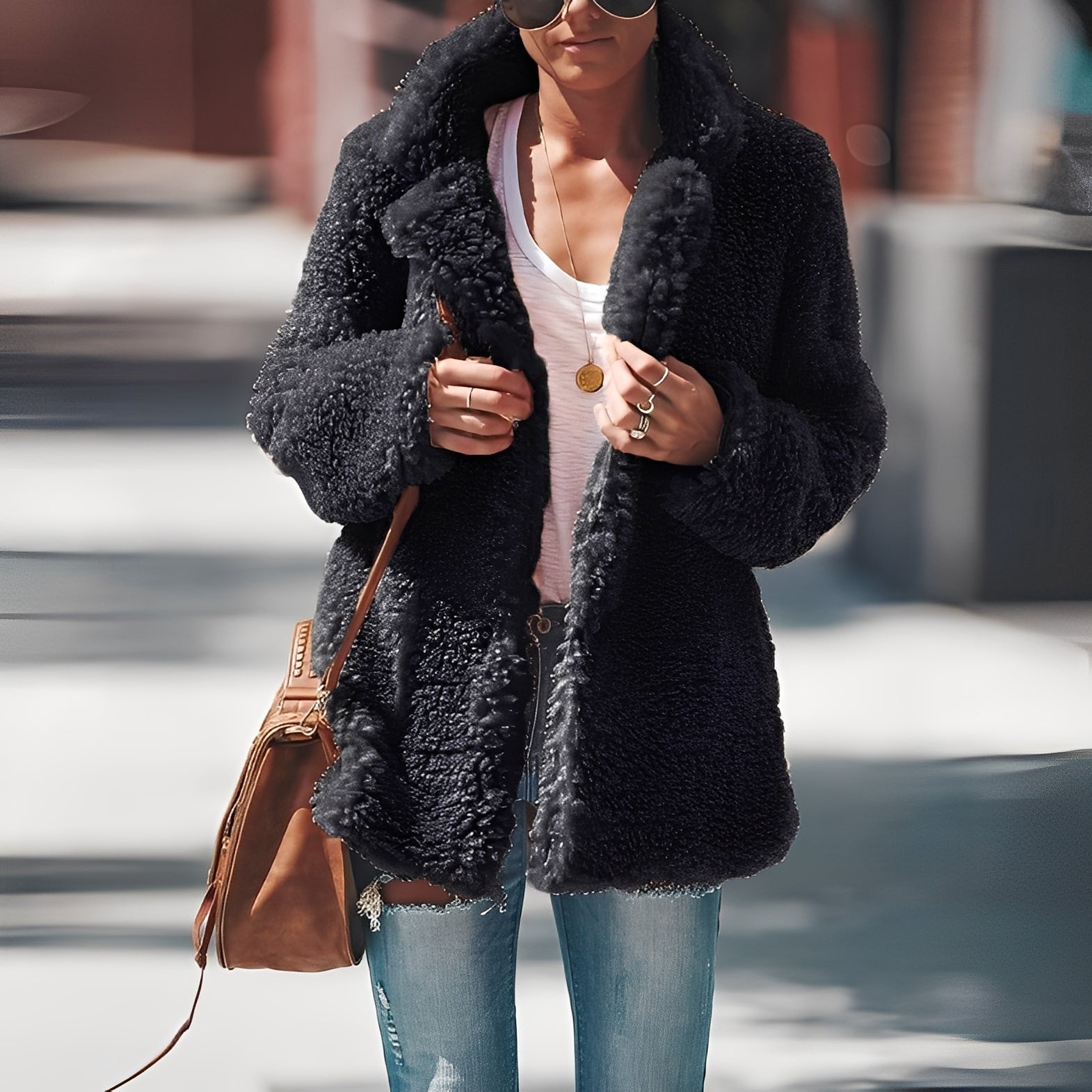 Anastasia Women's Fleece Jacket – Warm Thick Fleece Jacket with Modern Cut Winter