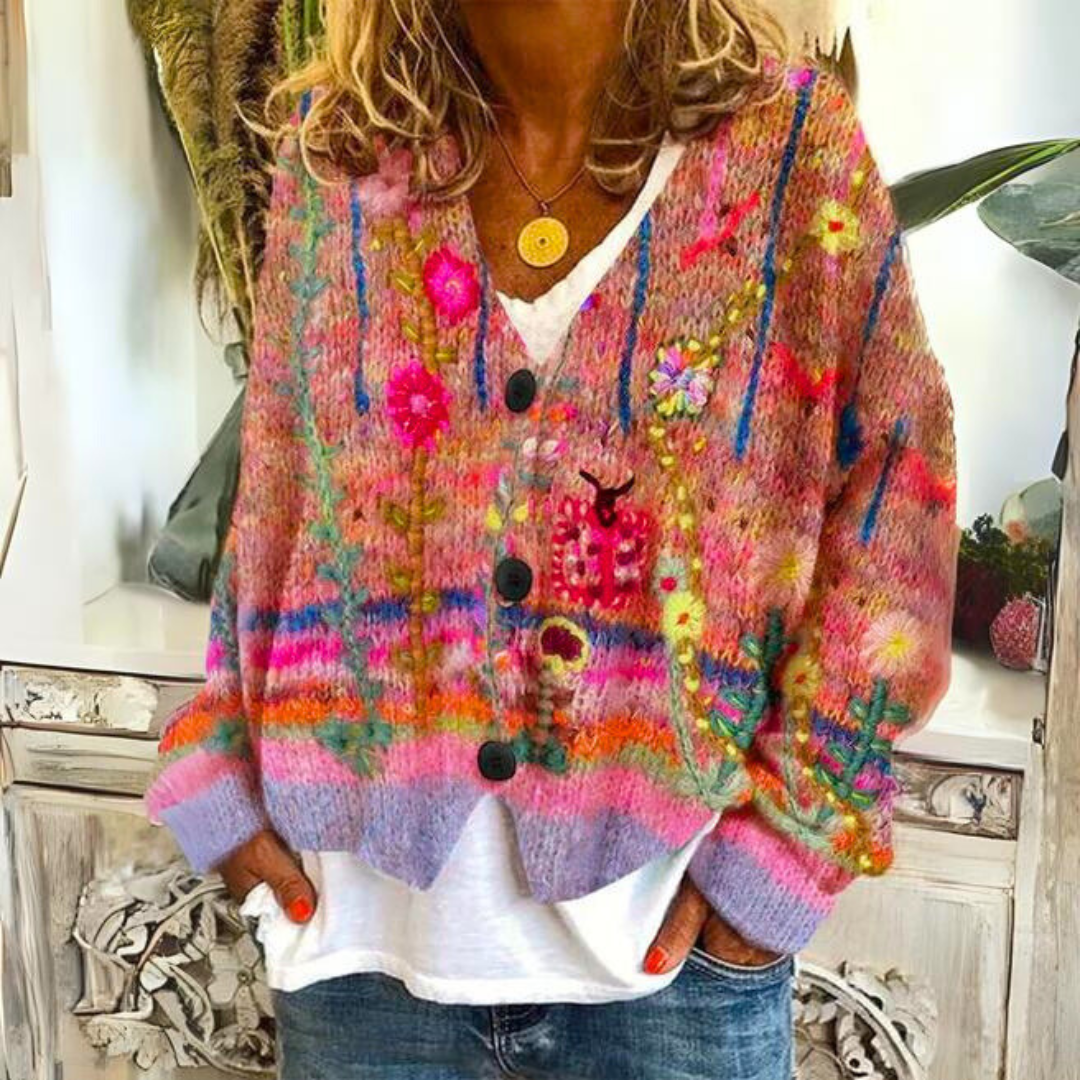 Marie Woman Mohair Cardigan – Luxurious & Soft Sweater with Elegant and Comfortable Style