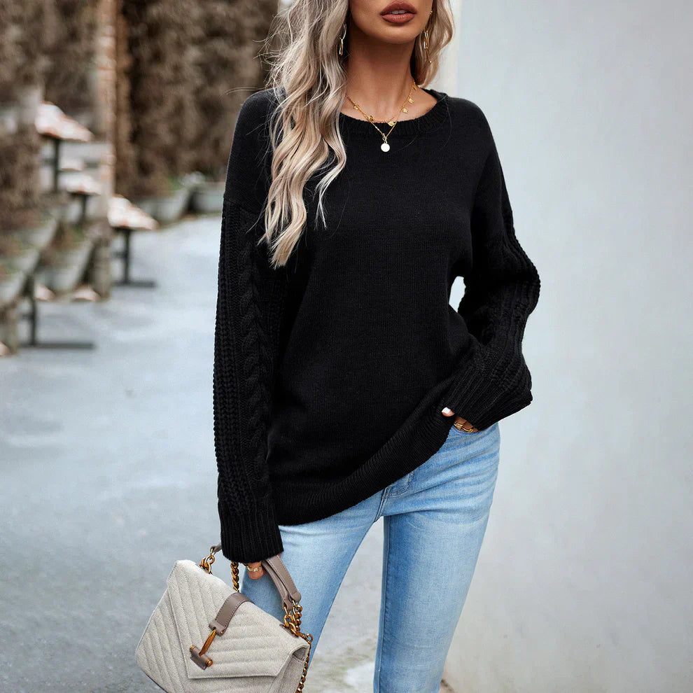 Aila Pull Woman – Soft & Elegant Knit with Long Sleeves for All Seasons