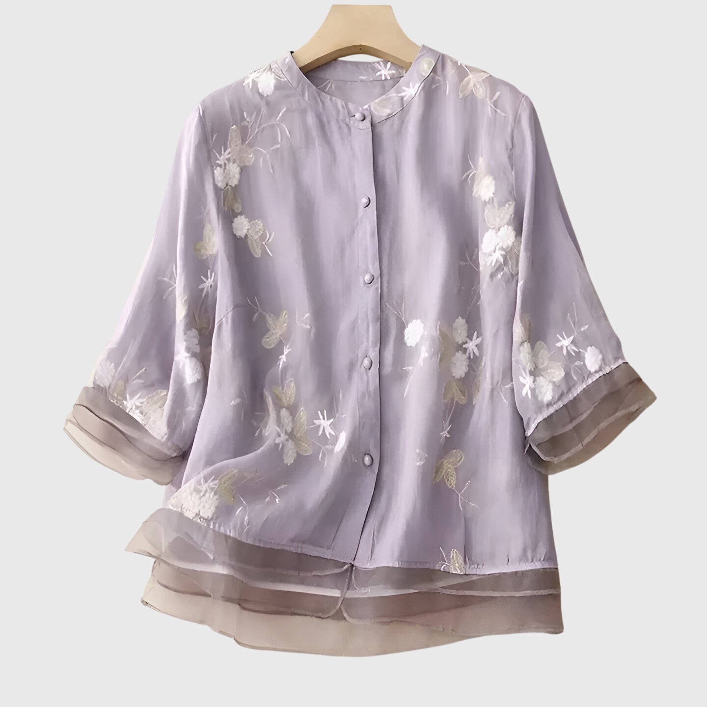 Floral Relaxed Fit Women's Top – Breathable Fabric & Flattering Silhouette