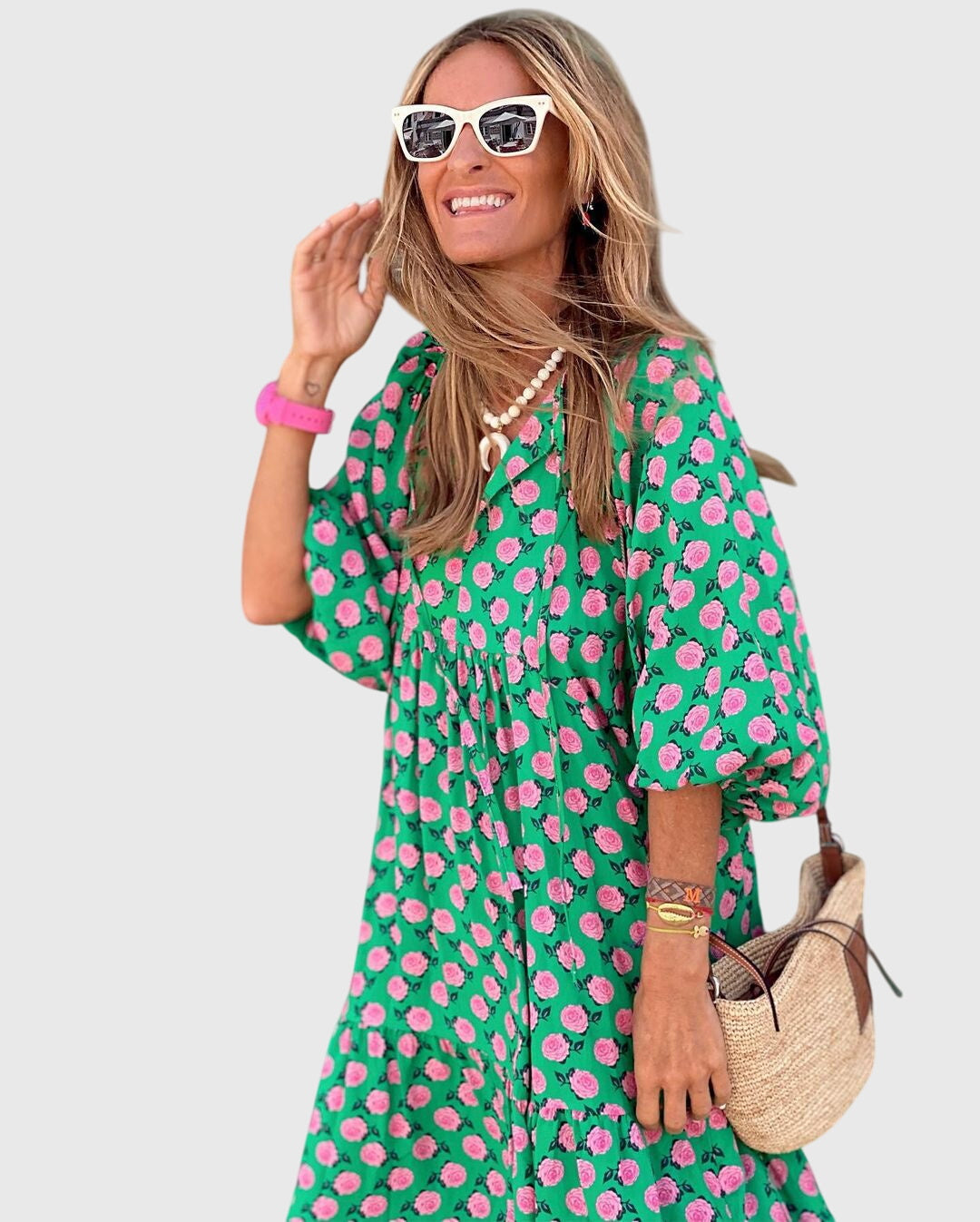 Boho Maxi Dress – Breathable Fabric & Lightweight Feel