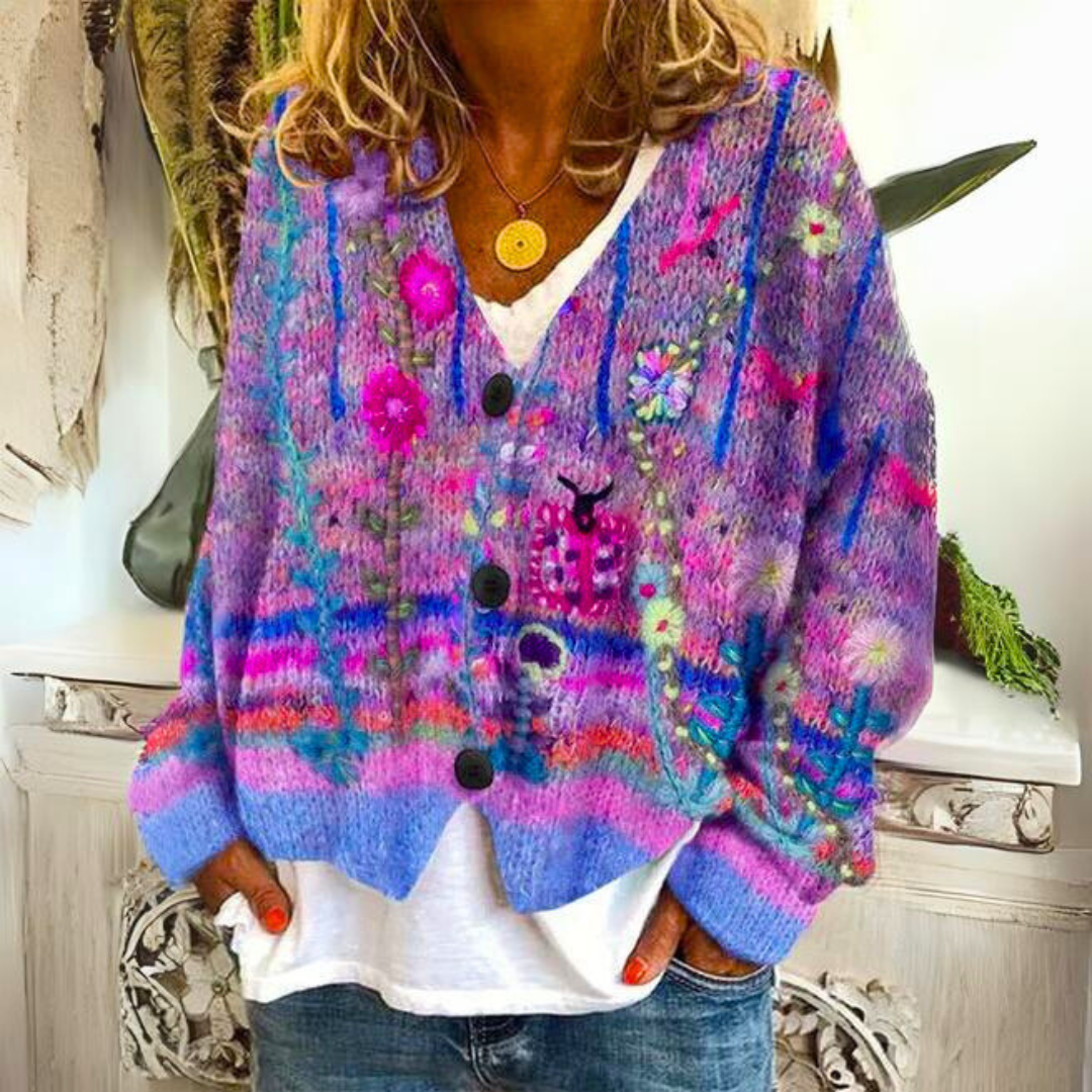 Marie Woman Mohair Cardigan – Luxurious & Soft Sweater with Elegant and Comfortable Style