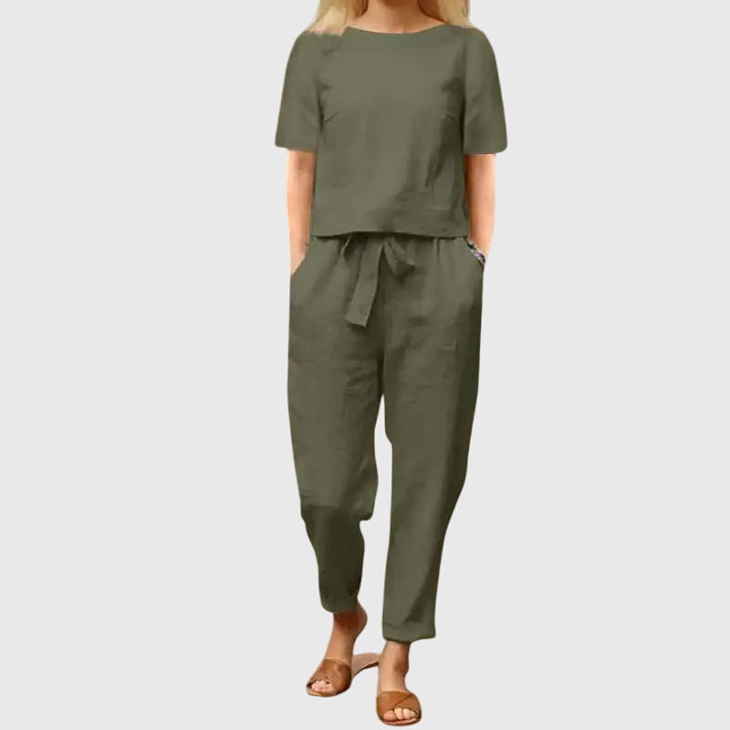 Summer Effortless Summer Co-Ord – Flattering Silhouette & Waist-Defining Fit