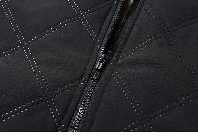 Dane Quilted Jacket for Men – Soft lining with zip closure and practical pockets