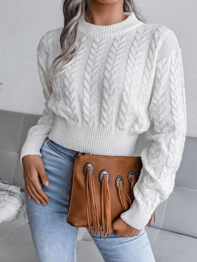 Alessia Women's Sweater – Classic & Soft Round Neck Knitted Sweater for Elegant Autumn/Winter