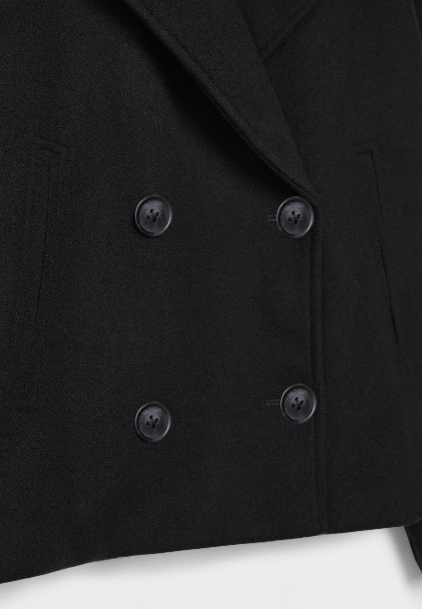 Eloise Cropped Jacket Woman – Elegant Tailored Cut with Pointed Lapels & Double-Breasted Closure