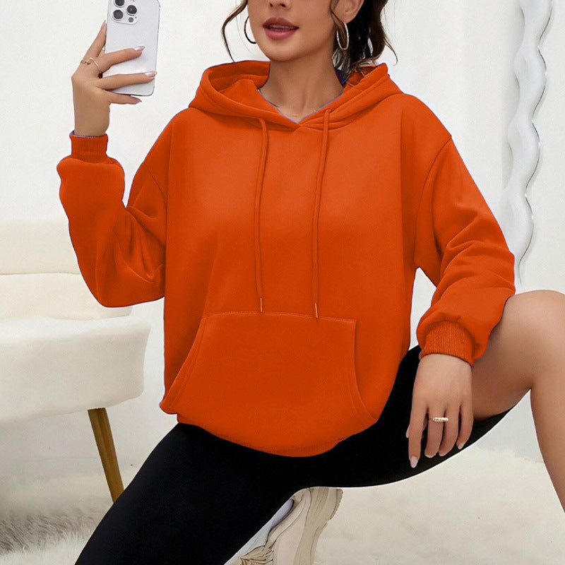 Chloe Classic Women's Hoodie – Comfortable Sweatshirt with Hood and Kangaroo Pocket
