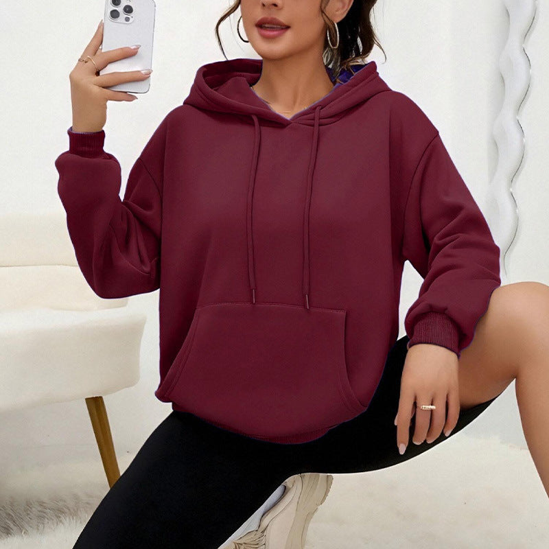 Chloe Classic Women's Hoodie – Comfortable Sweatshirt with Hood and Kangaroo Pocket