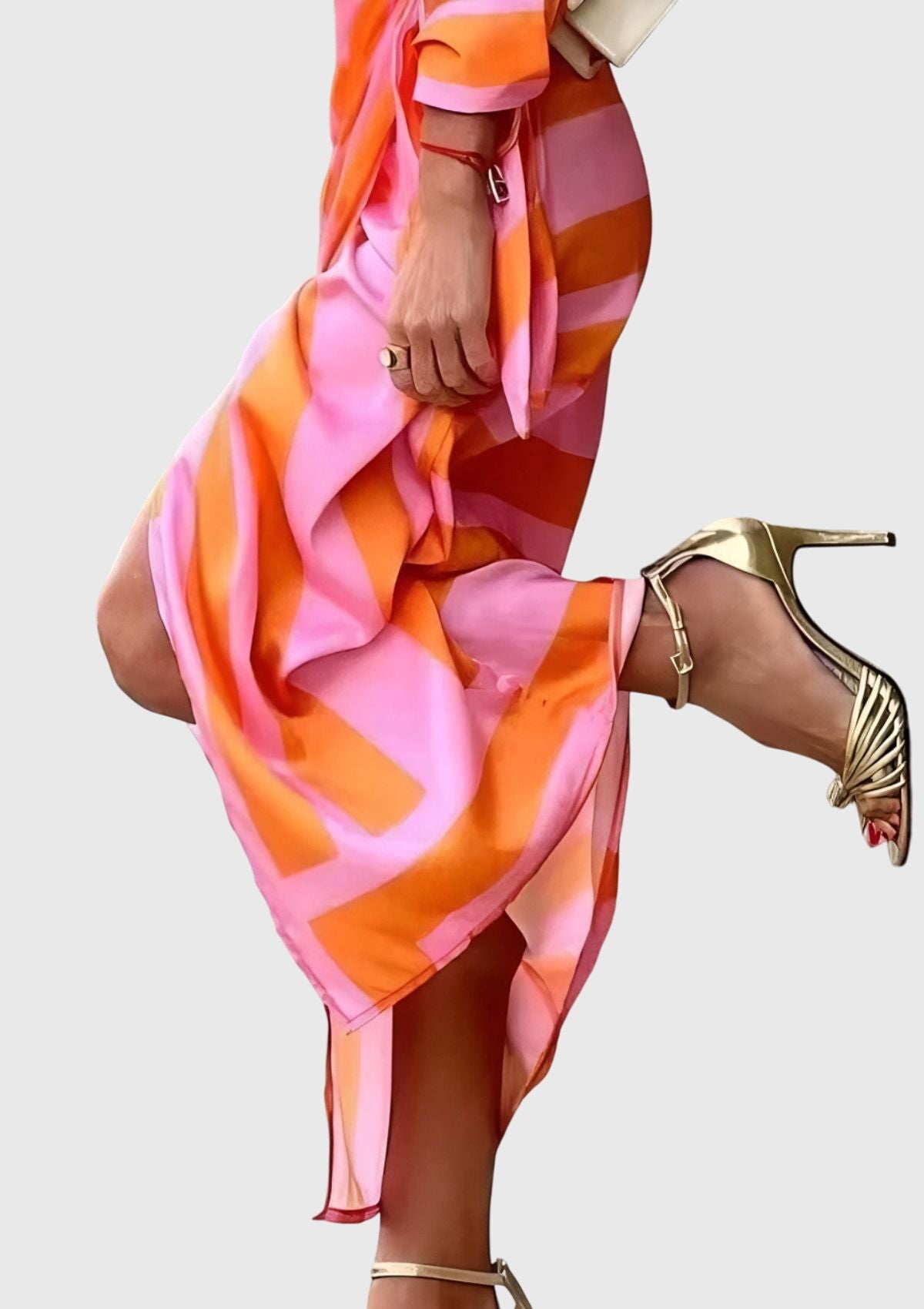 Wrap Style Dress – Flattering Silhouette & Waist-Defining Fit