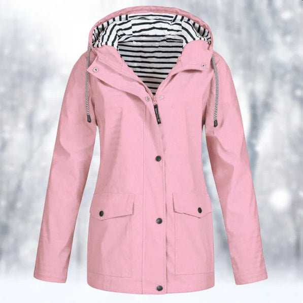 Rivka Waterproof Jacket Yellow – Rain Protection & Modern Style for Women