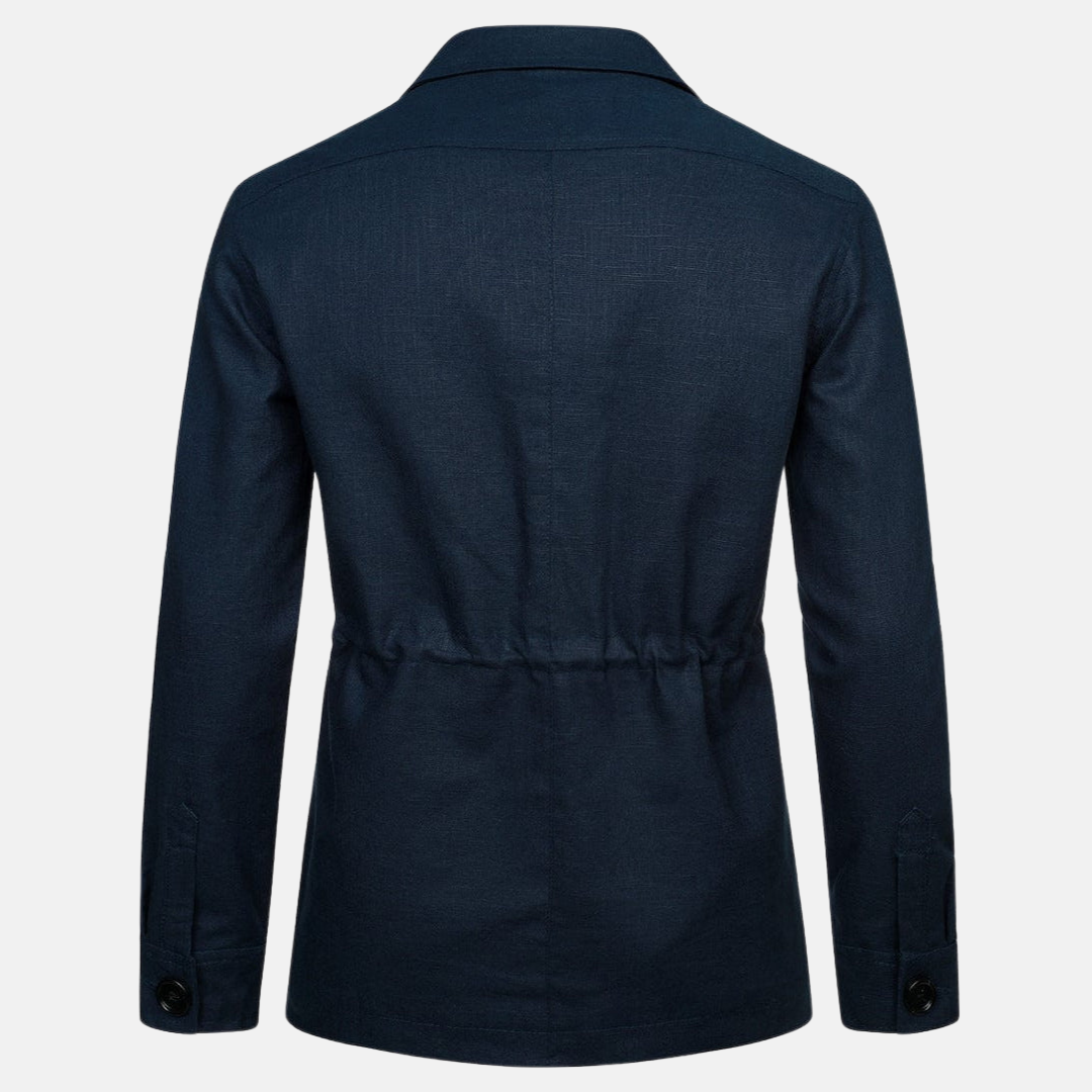 Vince Elegant Men's Jacket – Classic Style with Multiple Pockets & Button Closure