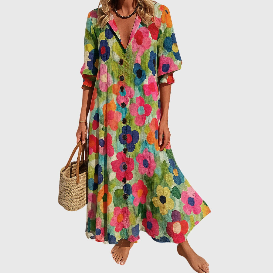 Boho Maxi Dress – Flattering Silhouette