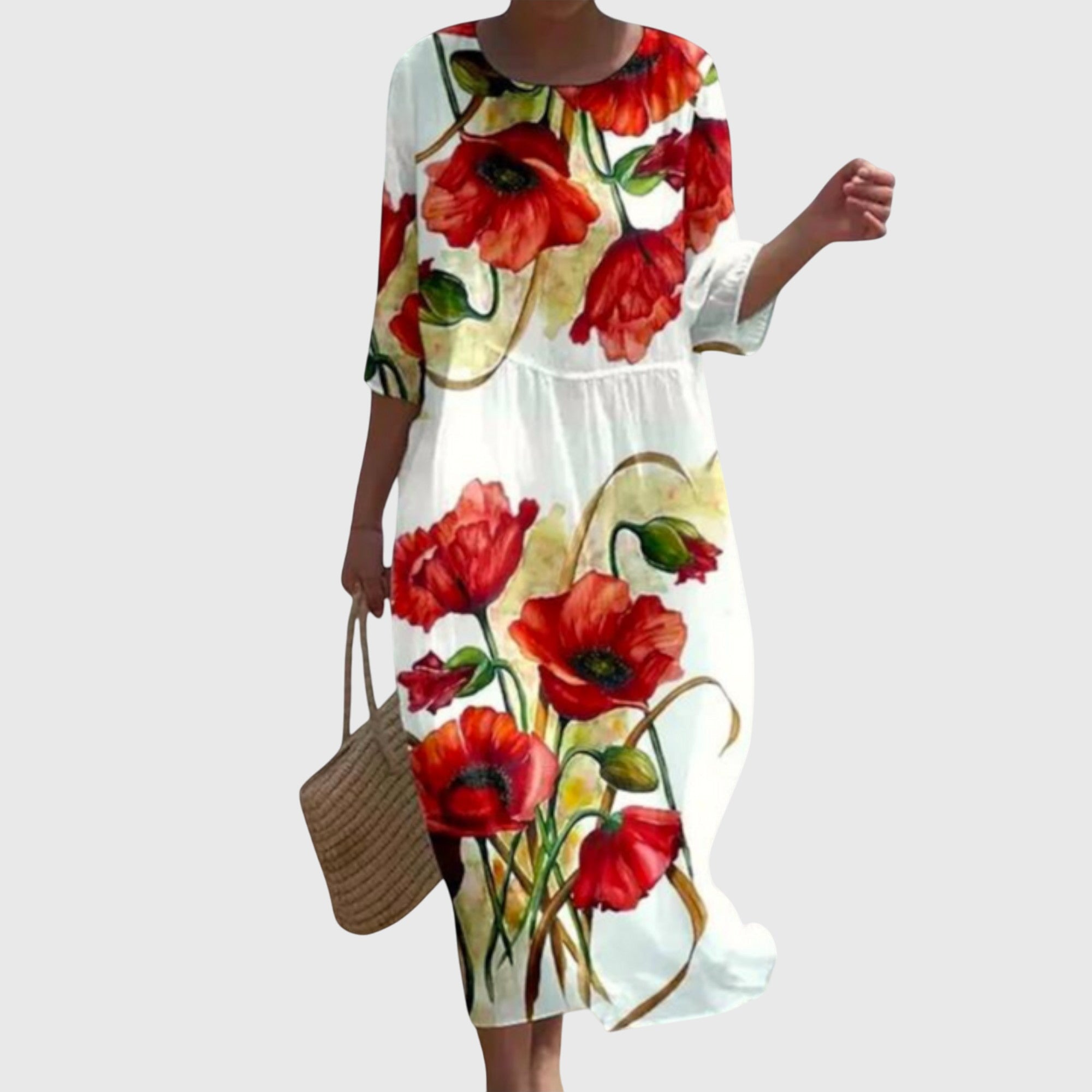 Floral Maxi Dress – Timeless Flattering Fit