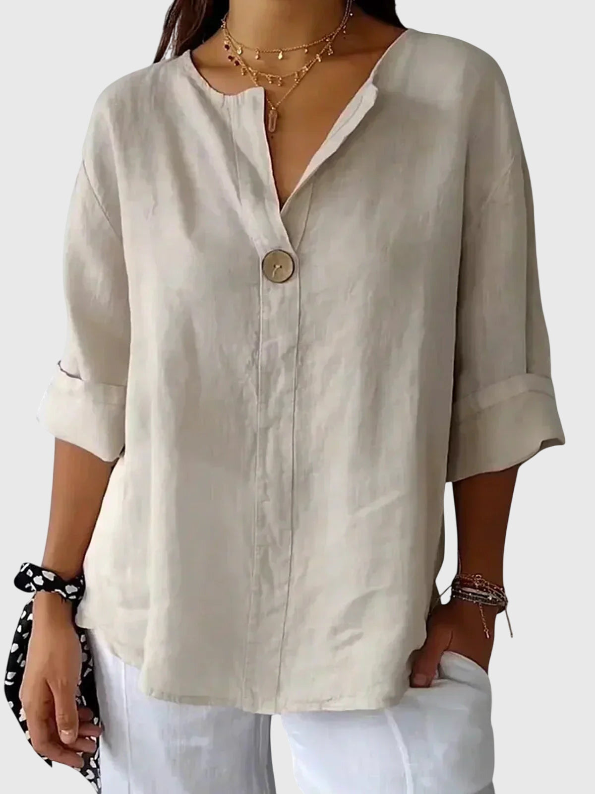 Fitted Relaxed Fit Women's Top – Flattering Silhouette & All-Day Comfort