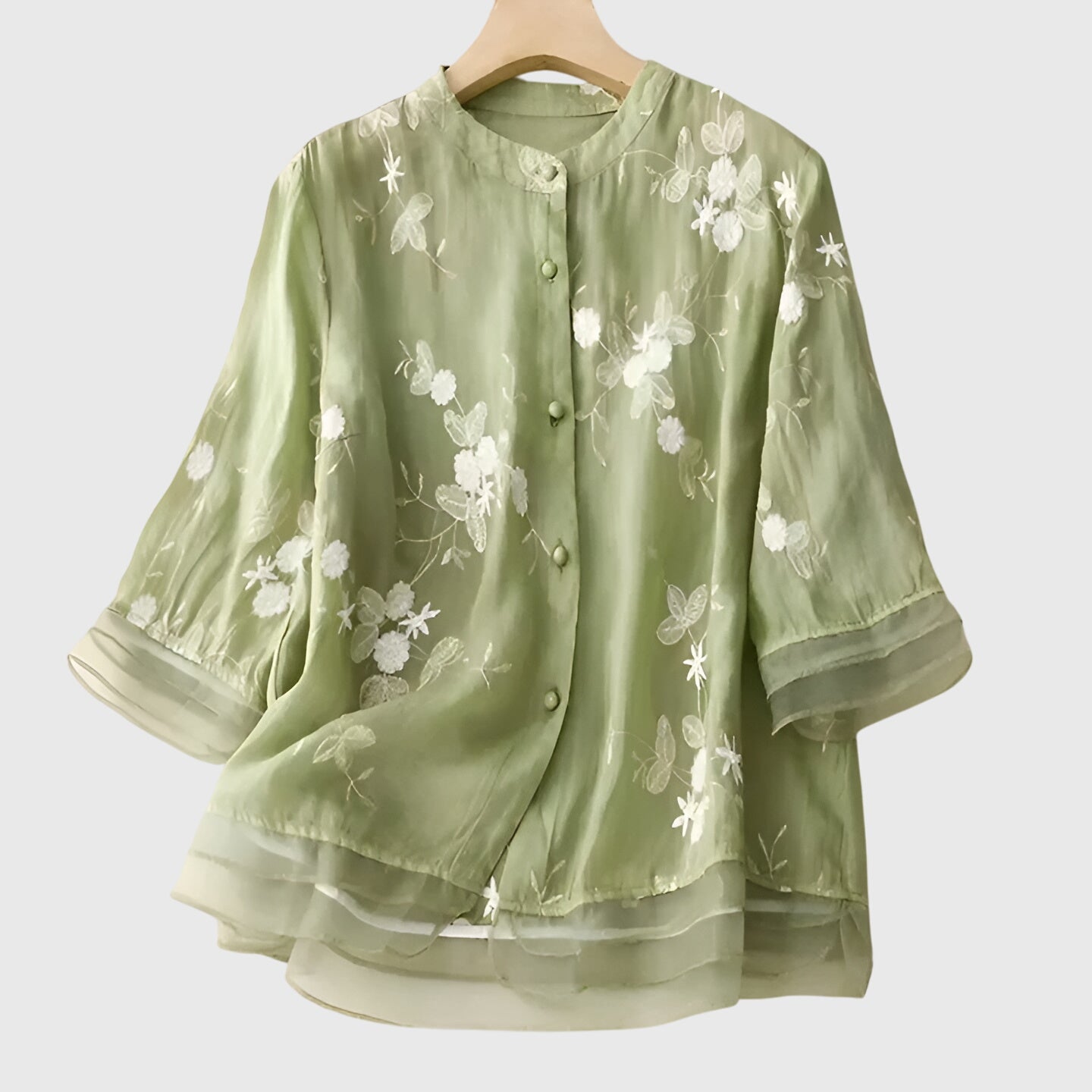 Floral Relaxed Fit Women's Top – Breathable Fabric & Flattering Silhouette