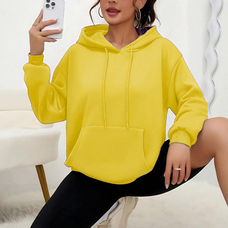 Chloe Classic Women's Hoodie – Comfortable Sweatshirt with Hood and Kangaroo Pocket