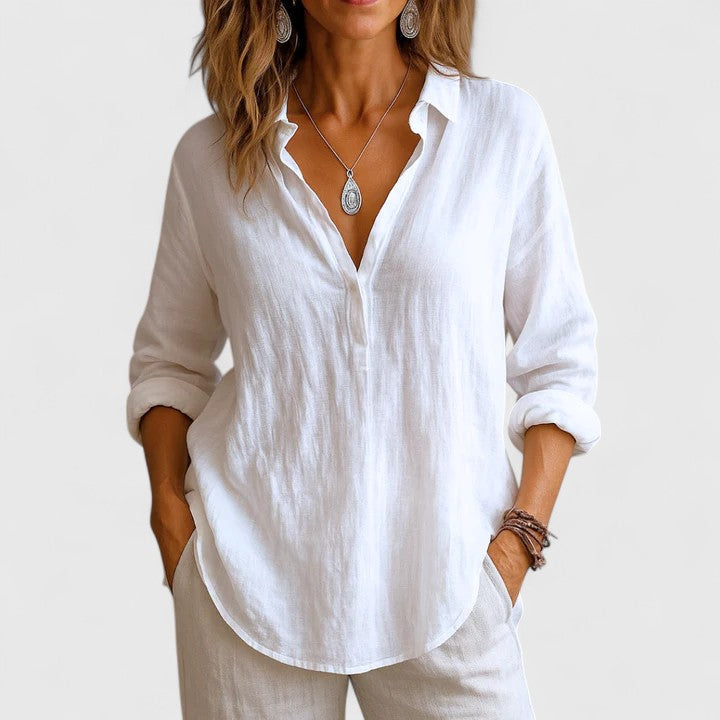 Linen Women's Top – Breathable Fabric & All-Day Comfort