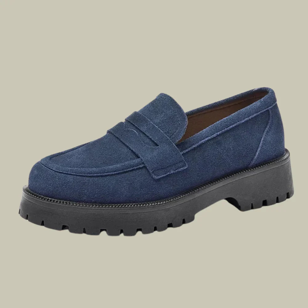 Women’s Classic Chunky Loafers – Slip-On Comfort for Daily Elegance