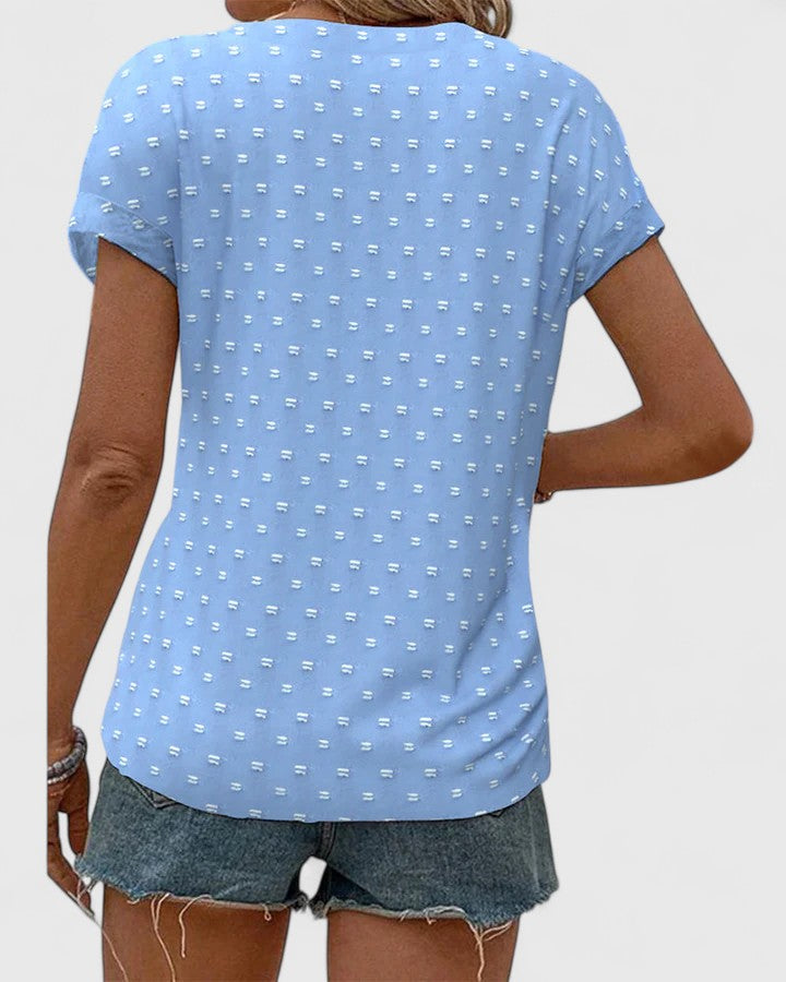 V-Neck Comfortable V-Neck Shirt – Breathable Fabric & Lightweight Feel