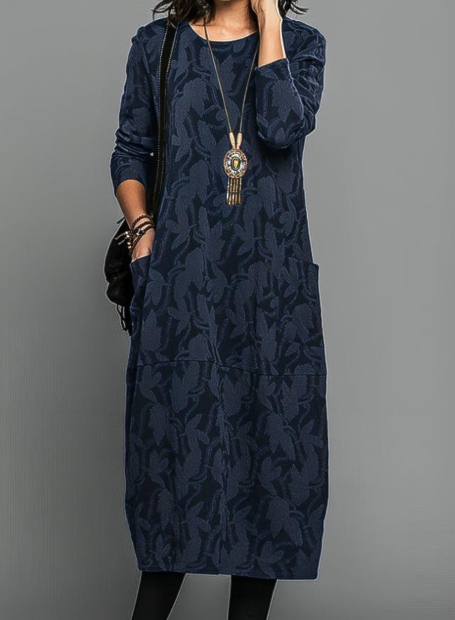 Stylish and Flowy Long Sleeve Dress for Women